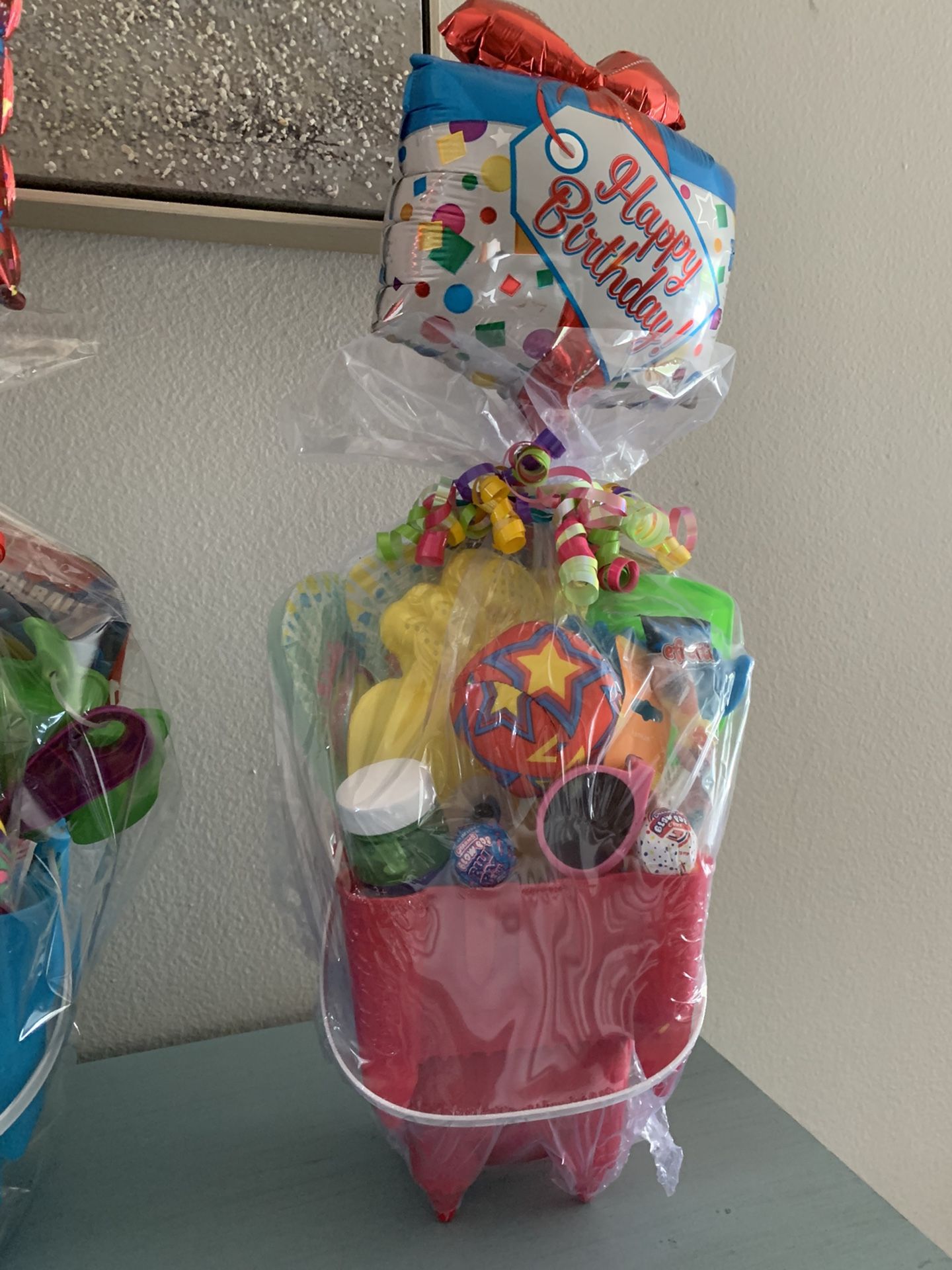 Birthday Sand Pail w/assorted Toys And Candy