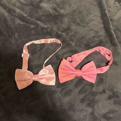 Pink Bow Ties 