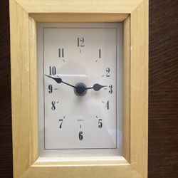 Vintage Minimalistic Wood Clock