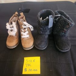 GIRL BOOTS SIZE 7K