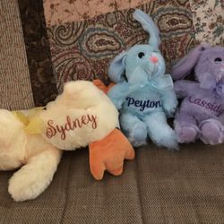 Easter Basket Stuffed Animals- Personalized 