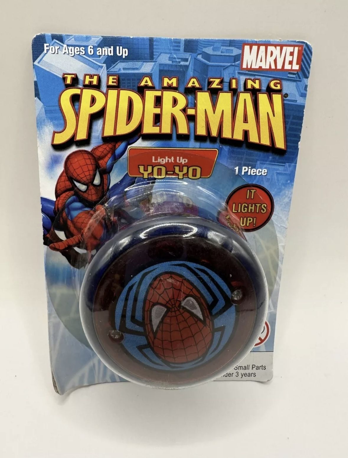 NEW Amazing Spiderman Light Up Yo-yo 2008 Original Packaging
