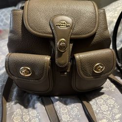 Coach Backpack / Purse