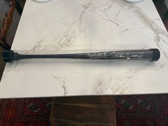 Ivan Pudge Rodriguez Signed Baseball Bat