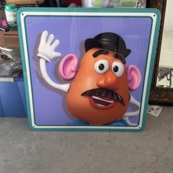 Large Mr. potato head acrylic like photo