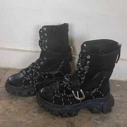 doll skill combat boots 