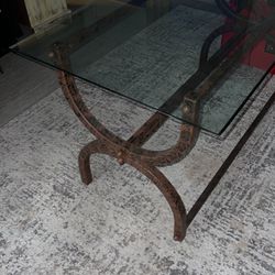 Large Glass Table/Desk