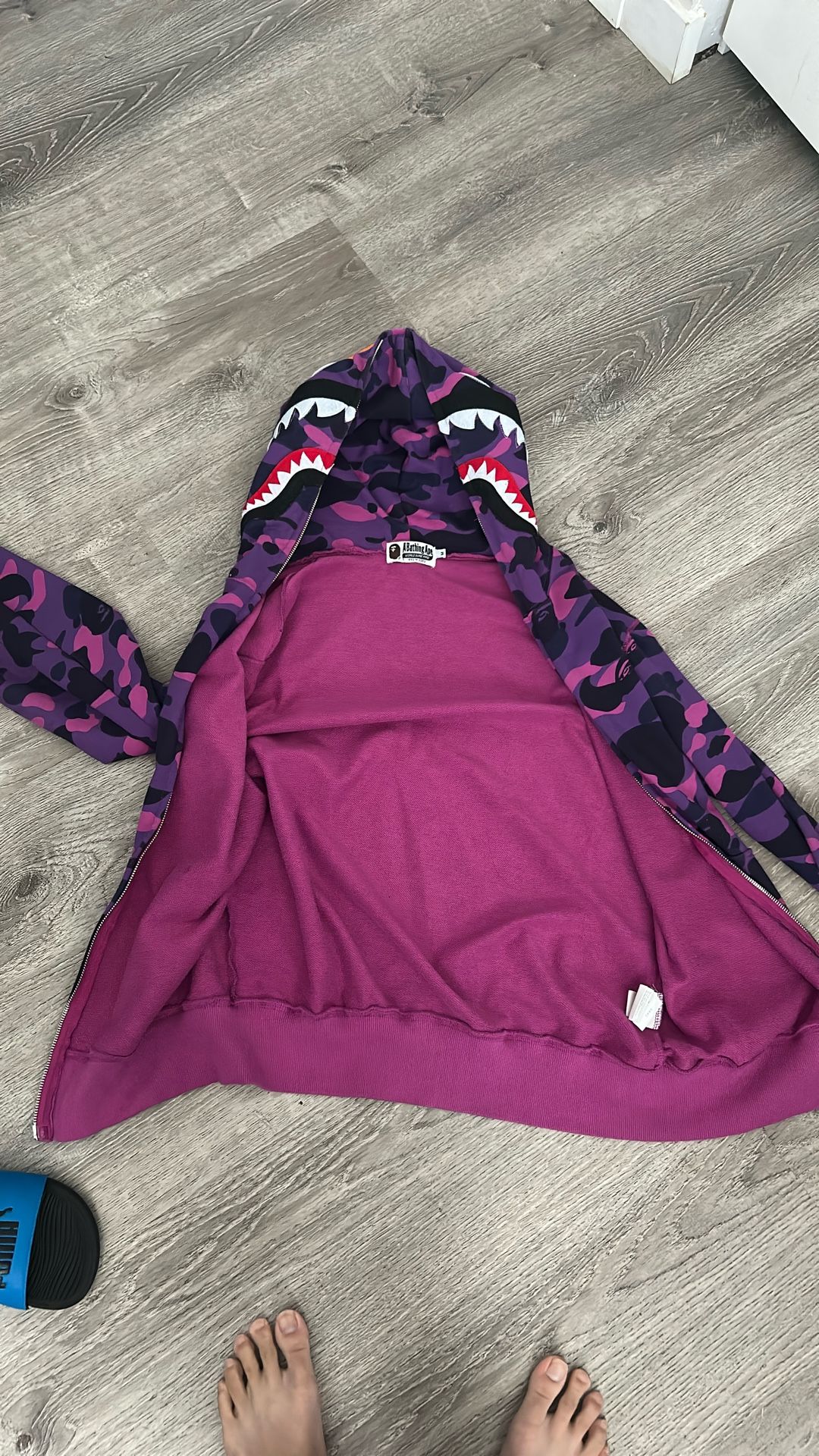 Purple Bape Hoodie