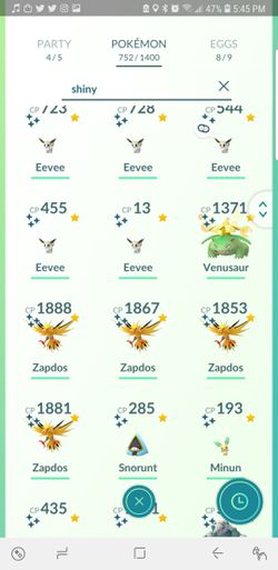 EXTREMELY rare Pokemon go lv30 Mystic acc, shiny party hat pikachu/raichus  + 46 shinies in total for Sale in Windermere, FL - OfferUp