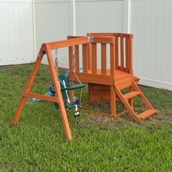 Toddler Playground , Outdoor Swing Set 