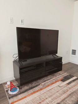 TV Stand and Flat Screen LG  Smart TV