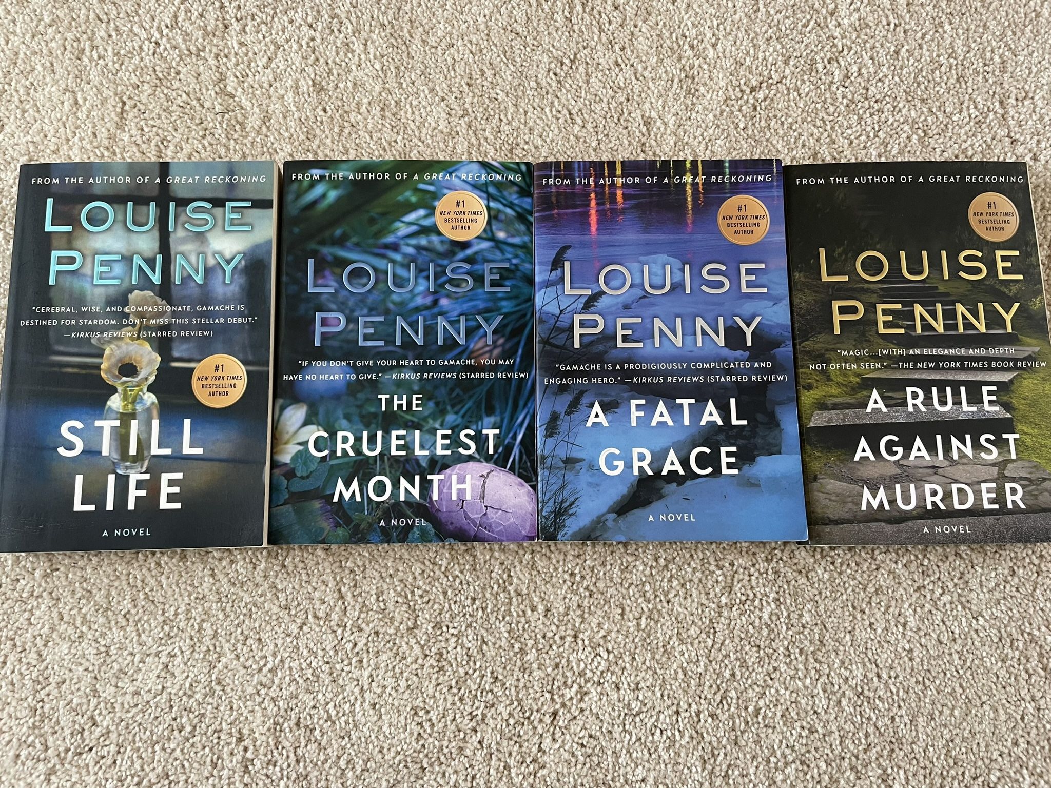 First Four Books with Chief Inspector Armand Gamache By Louise Penny