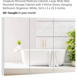 New Mirrored bathroom Medicine Cabinet Large