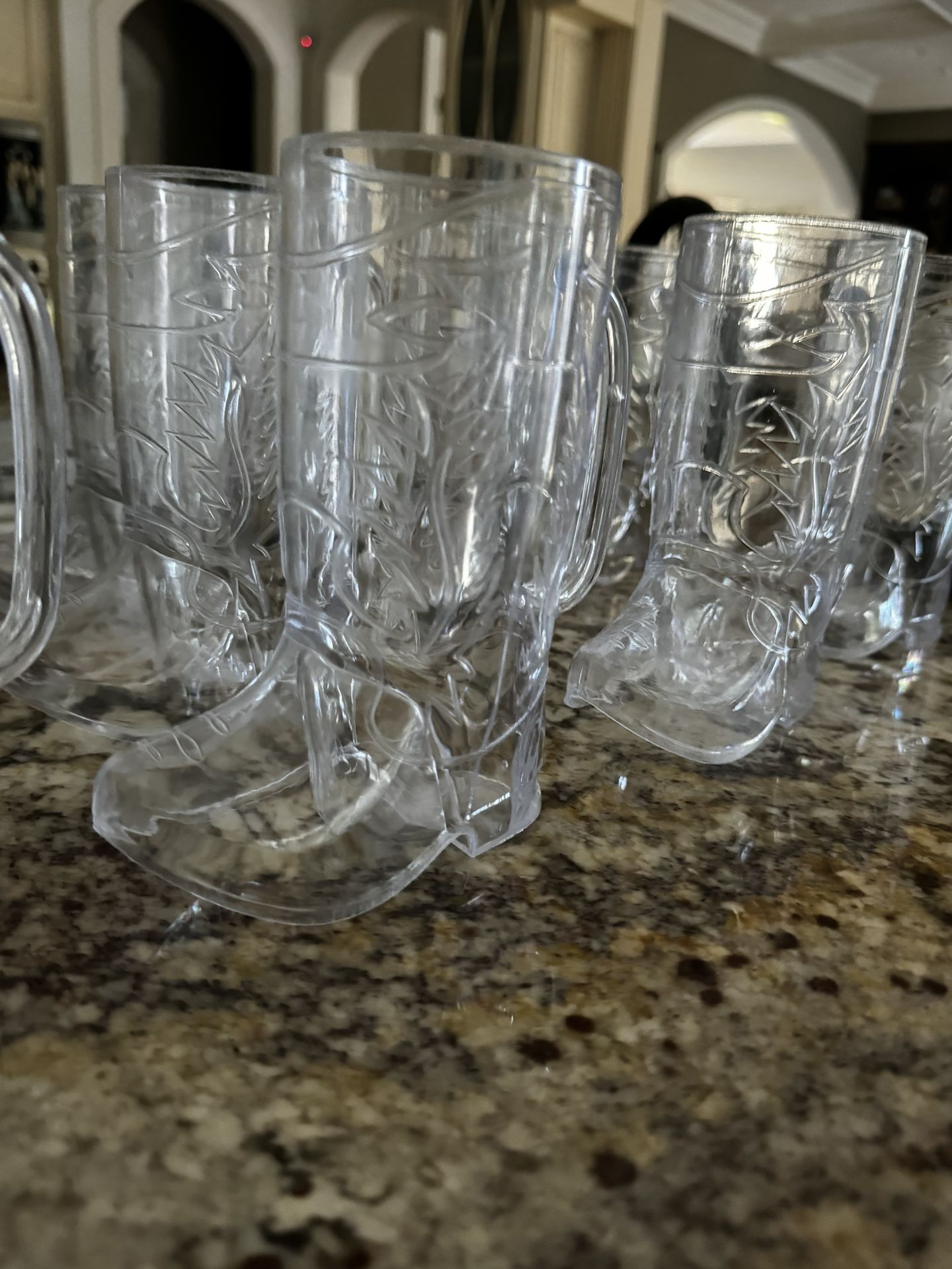 12 Cowboy Boot Cups 17oz