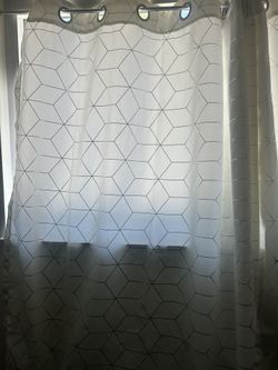 White Curtains 64” Length