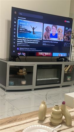 Tv table with lights