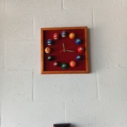 Billiards Wall Clock 