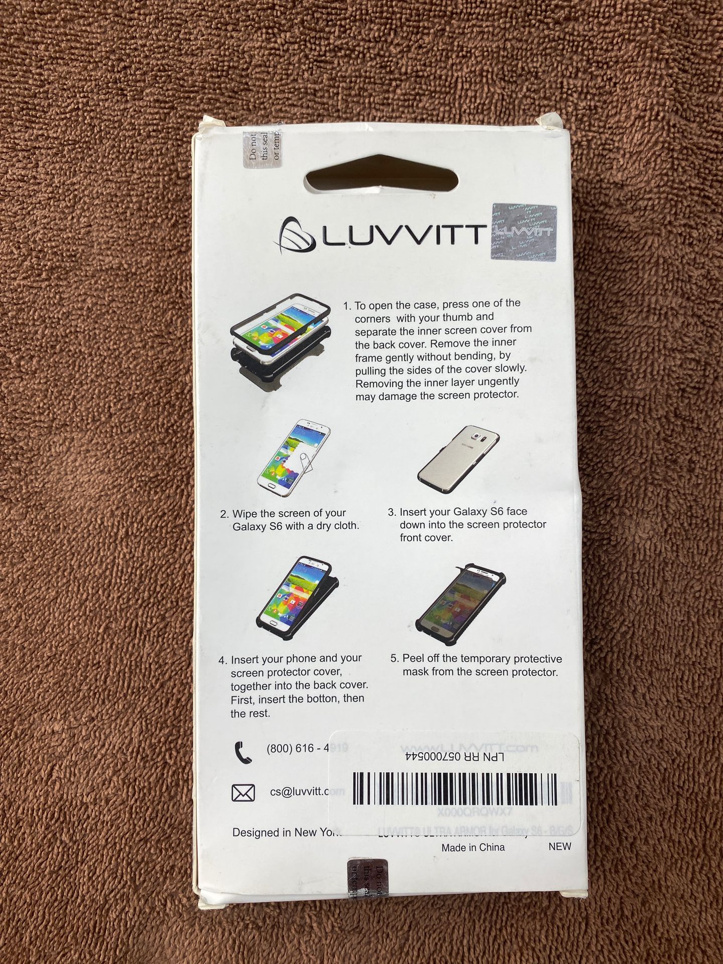Galaxy S6 ultra strong case Brand new as seen