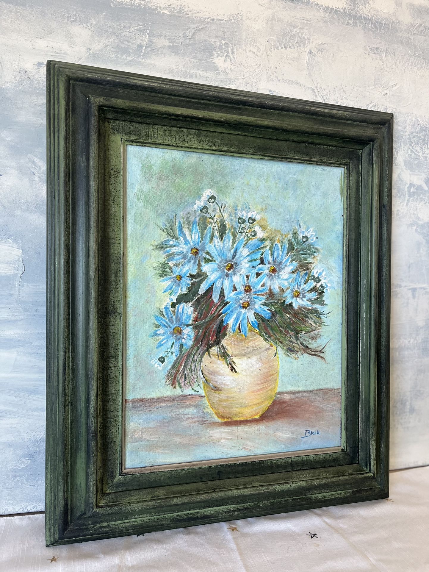 Blue Flowers ๐ธ In Vase