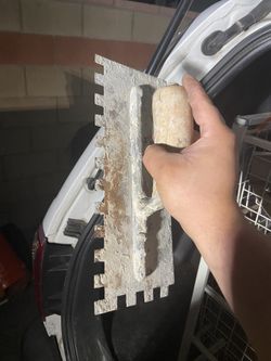 1/2 thinset trowel tile float