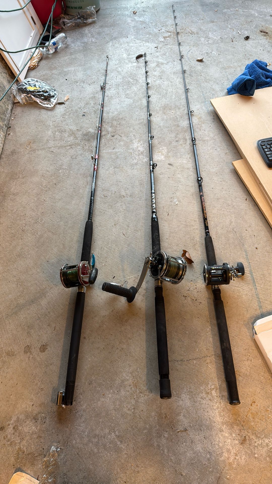 3 Deep Fishing Rods