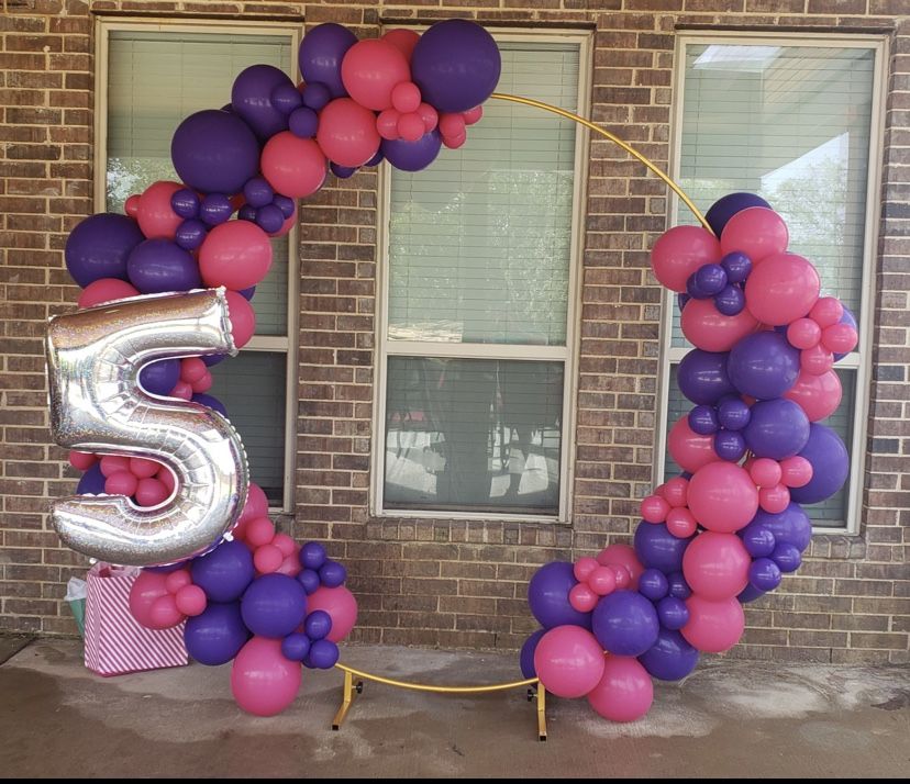 Arch Balloons - Happy Birthday