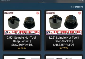 2.5 “ & 3.25” PRO AM Spindle Nut Wrench For Hubs