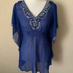 Sheer Blouse coverup