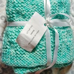 Minty Green Handmade  Baby Car Seat Cover