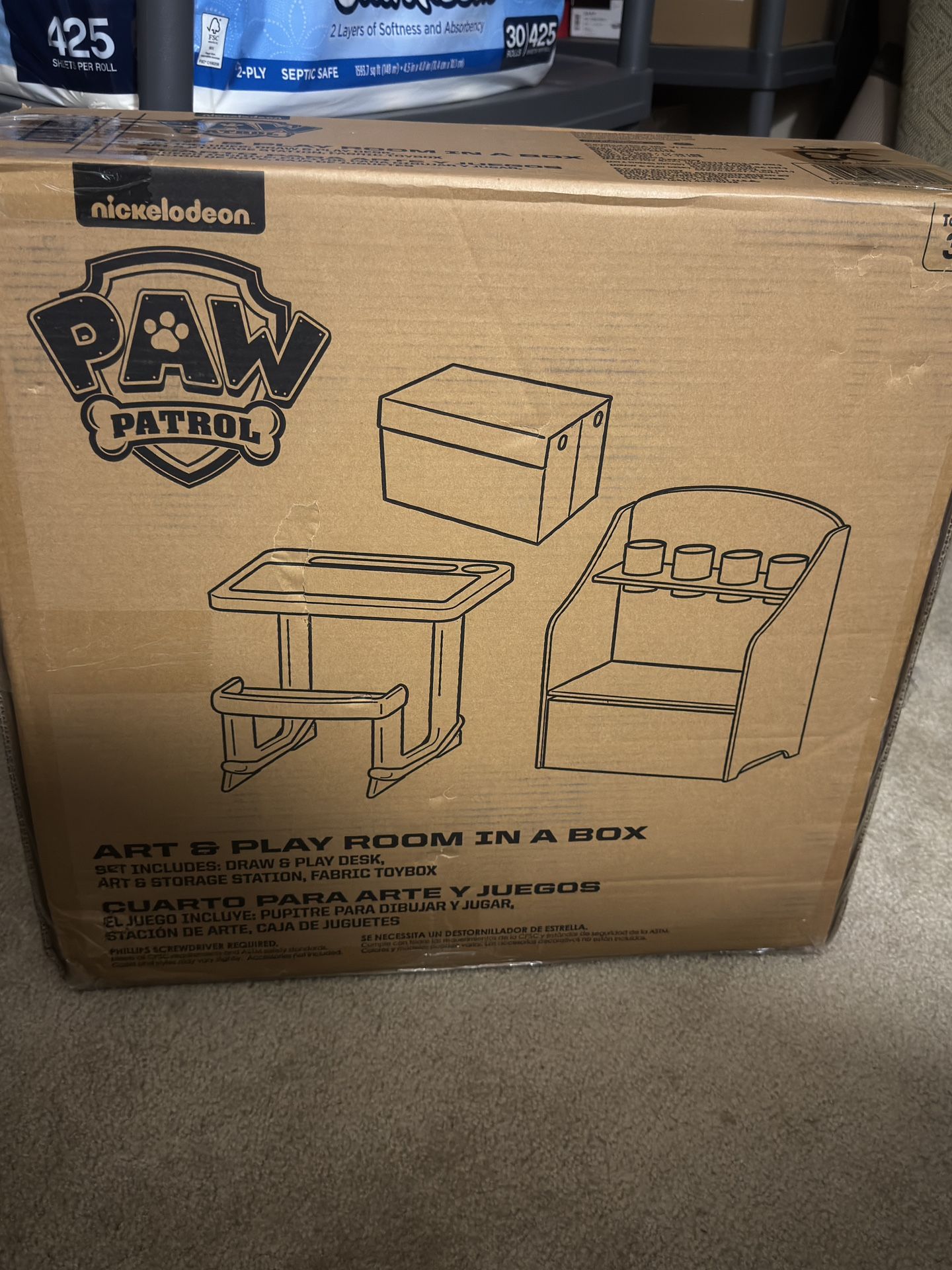 Paw Patrol Desk 3pc Set