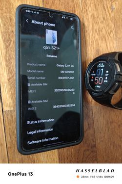 Samsung Galaxy S21 Plus 128 GB And Galaxy Watch 5 Pro