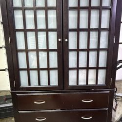 wooden cabinet