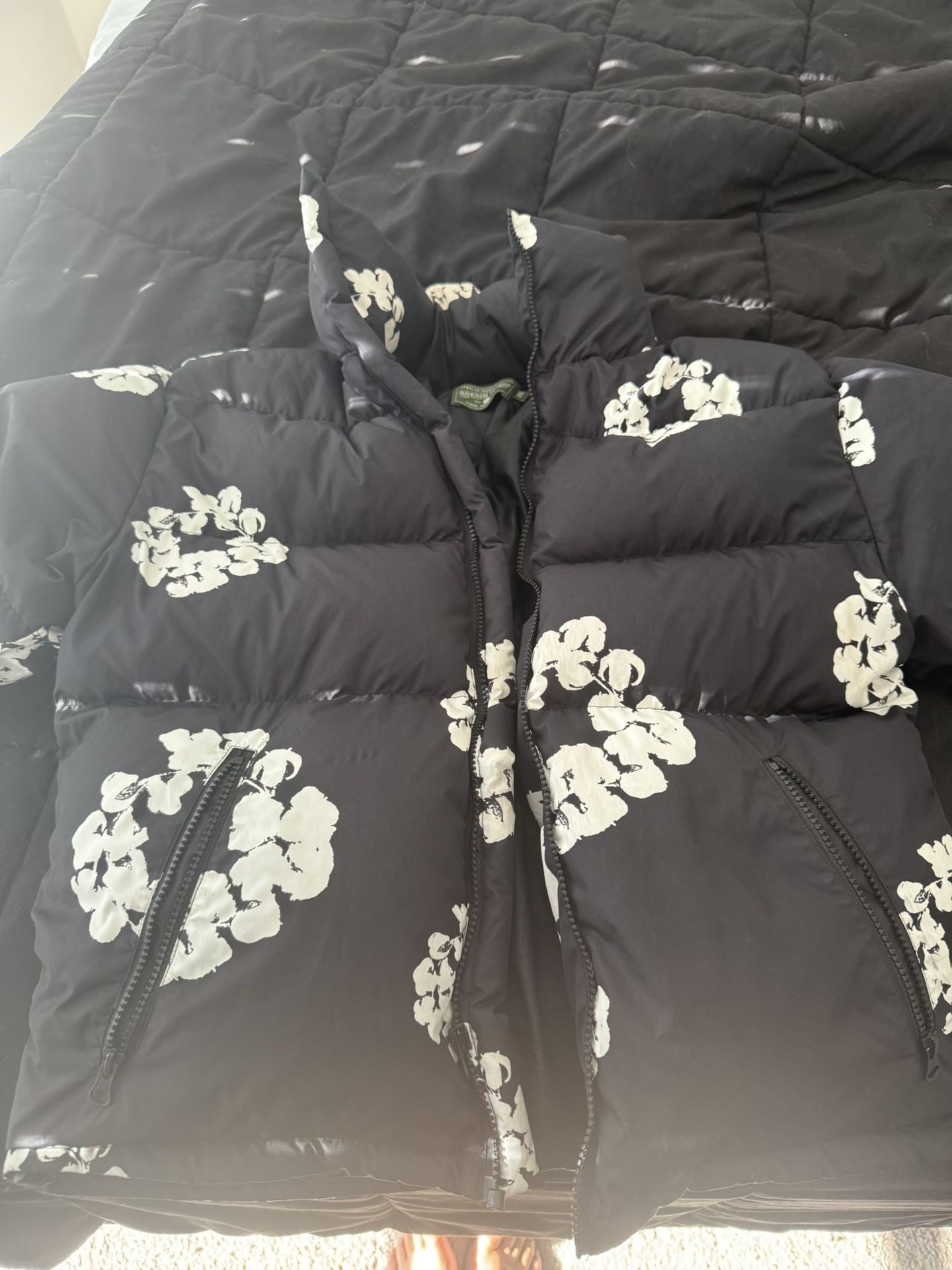 Denim Tears Cotton Wreath Puffer Jacket