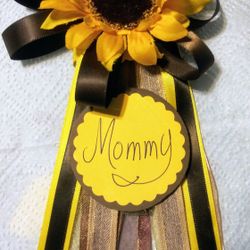 Corsages with matching pacifiers Or Dad Tie