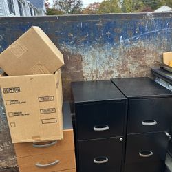 3 Filing Cabinets 