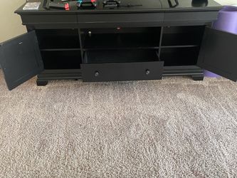 Black entertainment center