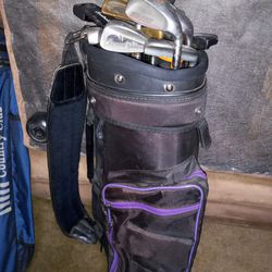 Golf Clubs & Bags x2