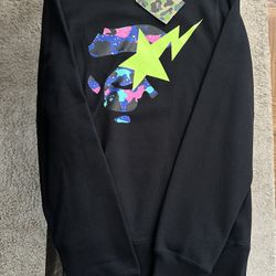 Brand New Kid Cudi A Bathing Ape Crew Neck Size Large (fits Like Medium)