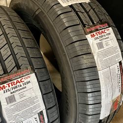 Set of 2 New SUV Tires 225/70R16 103H 225/70/16