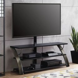Media TV Stand Holds Up 65in NEW Black 