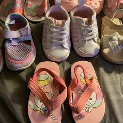Toddler Girls Shoes (various Sizes) 
