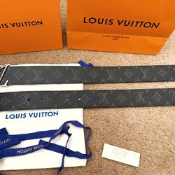 Black monogram belttt