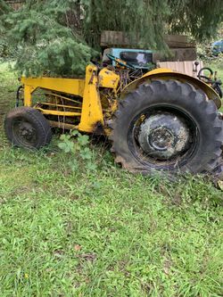 Tractor with attachments