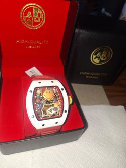 Luxury Wristwatch with open face on both sides, clasp closure‼️