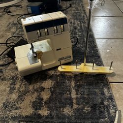 White Brand 734D Serger Used Sewing Machine