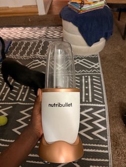 NutriBullet Personal Blender White and Gold