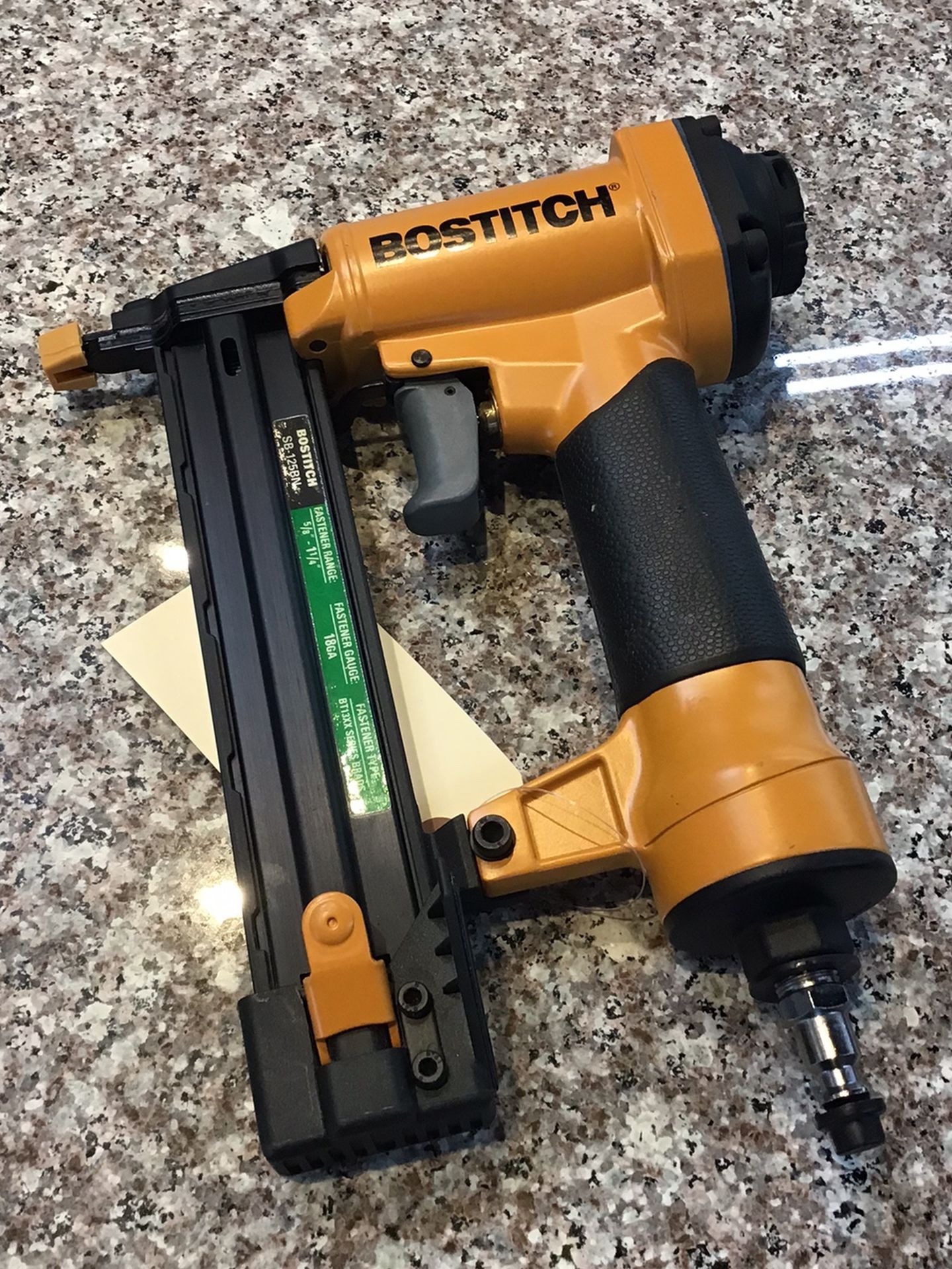Bostitch Sb-125bn 18 Gauge Brad Nailer
