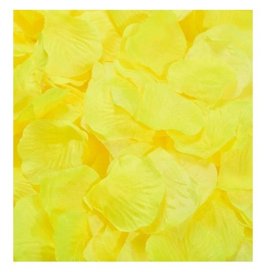 Yellow Artificial Rose Petals