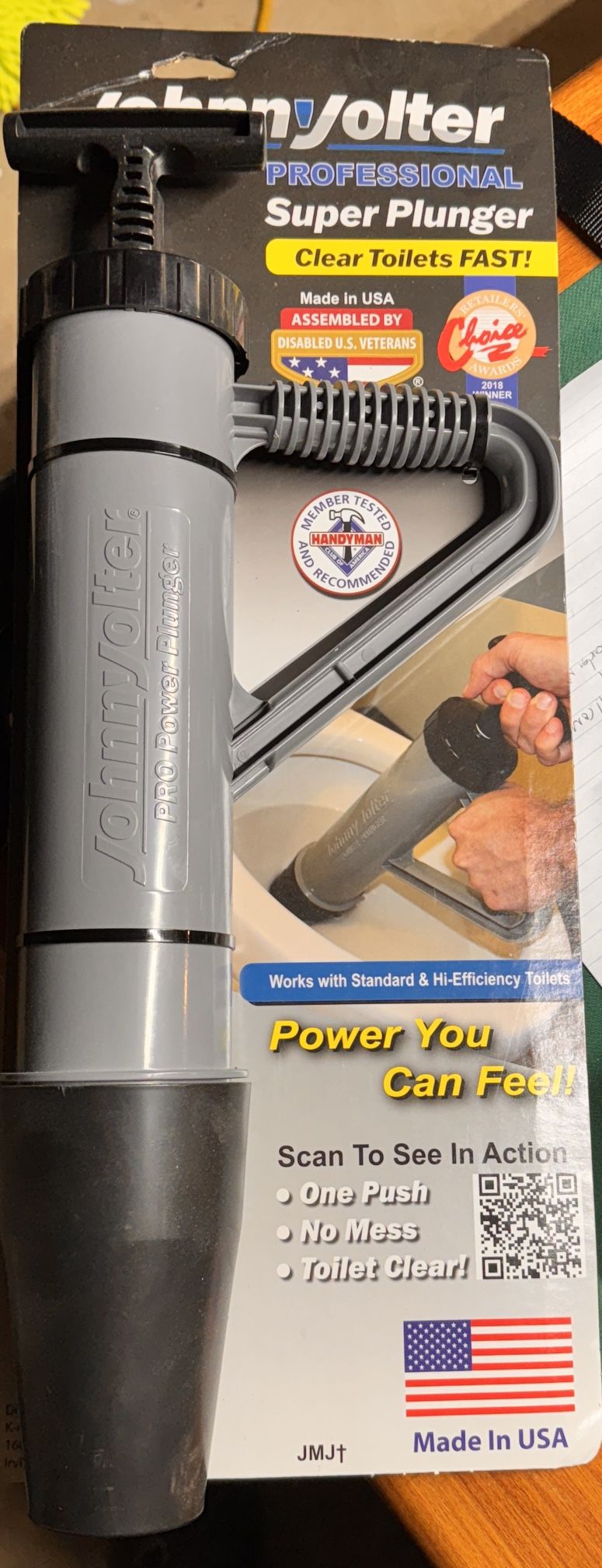 JOHNNY JOLTER PRO POWER PLUNGER