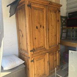 Wood Armoire